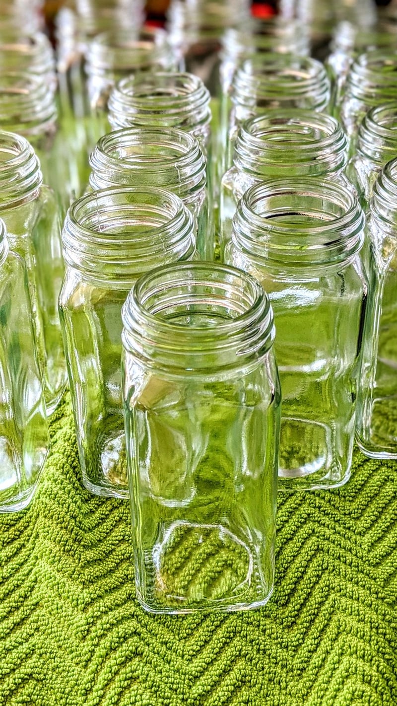 Repurposed Glass Jars